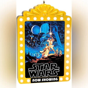 Hallmark Keepsake Christmas Star Wars: A New  Hope Now Showing Ornament Light